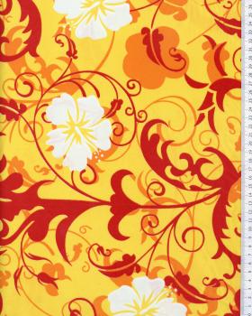 Polynesian Fabric REVA Yellow - Tissushop