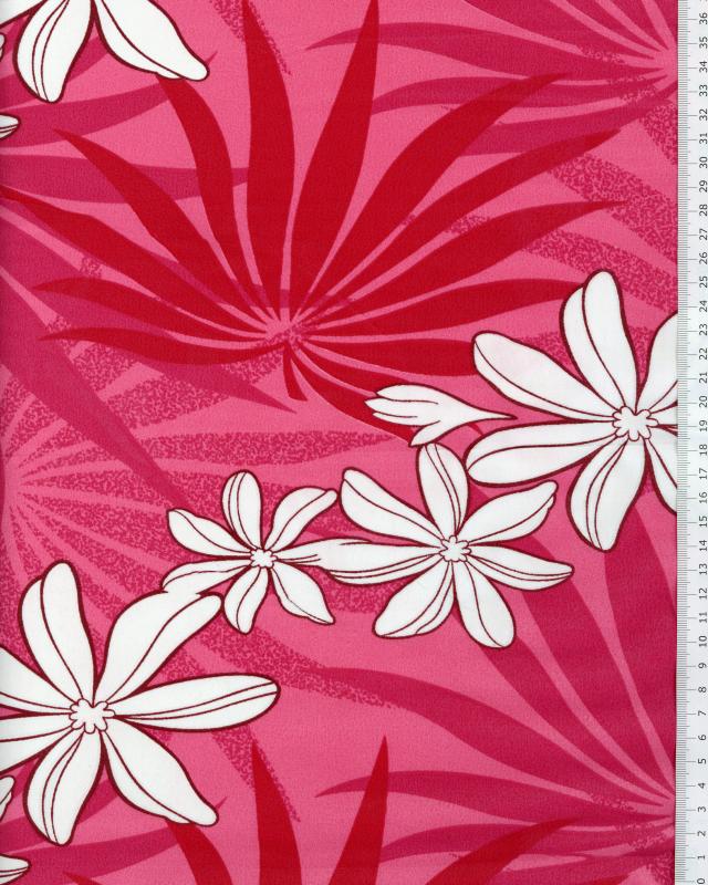 Polynesian Fabric MOENAU Pink - Tissushop