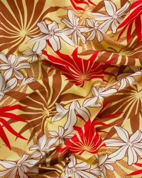 Polynesian Fabric MOENAU Yellow - Tissushop