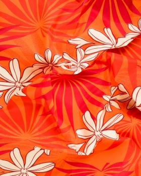 Polynesian Fabric MOENAU Orange - Tissushop