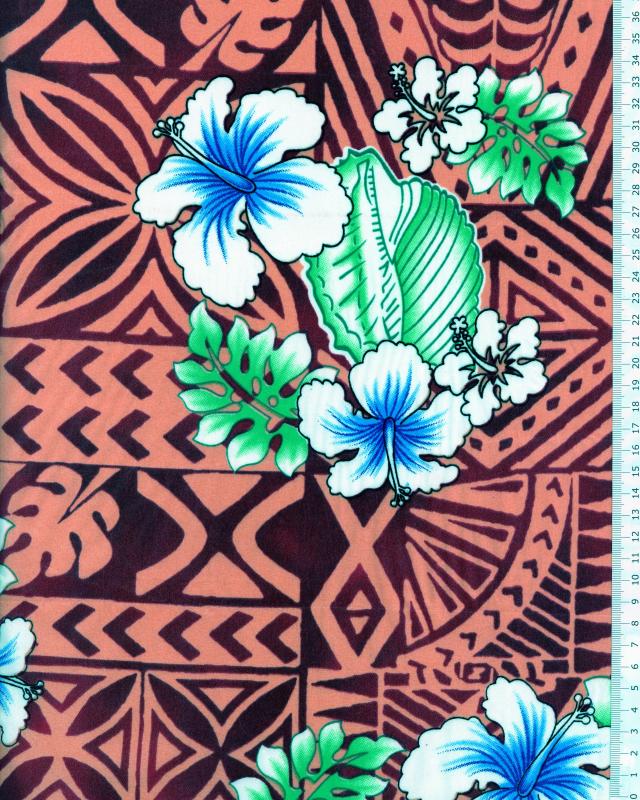 Polynesian Fabric HOANI Pink - Tissushop
