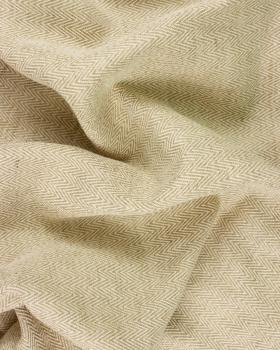 Cotton / Linen Herringbone reverse Esteria Natural - Tissushop