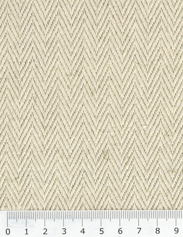 Tapis Chevron Coton / Lin Réversible Esteria Naturel - Tissushop