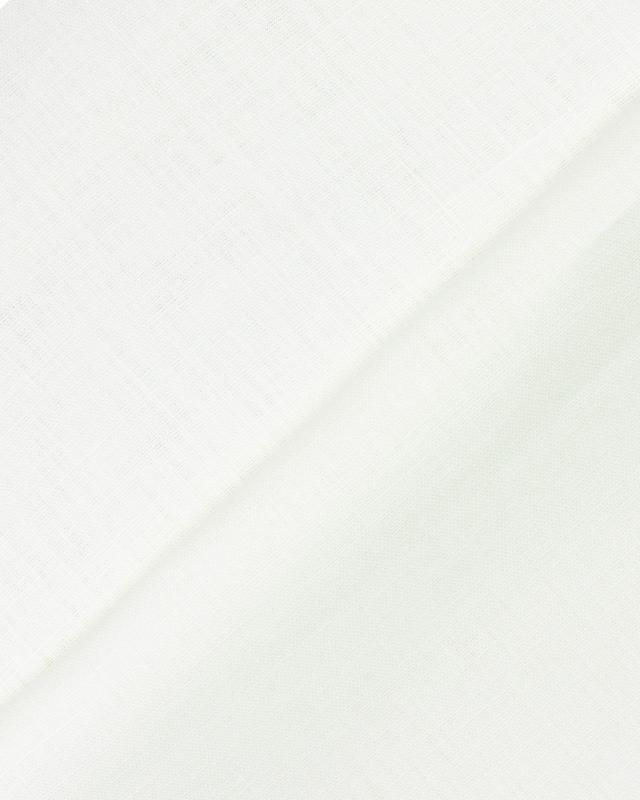 Linen fabric Telia in 300 cm White - Tissushop