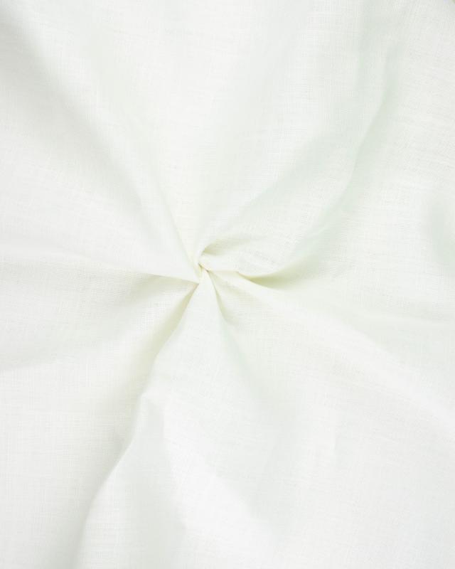 Linen fabric Telia in 300 cm White - Tissushop