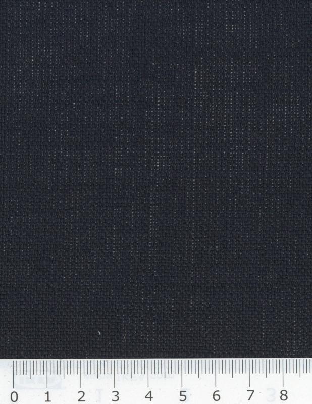 Linen fabric Telia in 300 cm Black - Tissushop