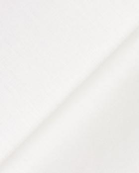 Melia flax fabric in 150 cm White - Tissushop