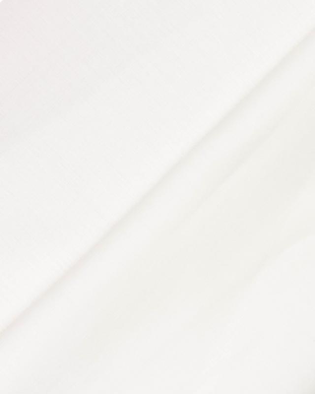 Toile de lin Paloma en 300 cm Blanc - Tissushop