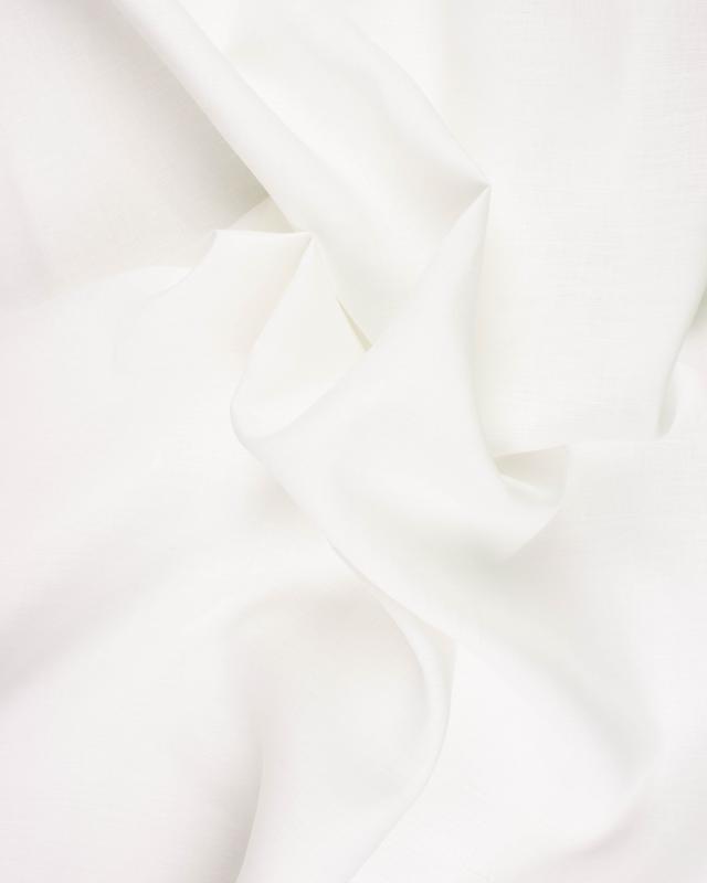 Linen fabric Paloma in 300 cm White - Tissushop