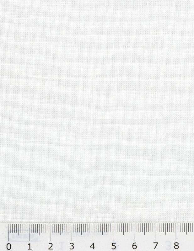 Linen fabric Paloma in 300 cm White - Tissushop