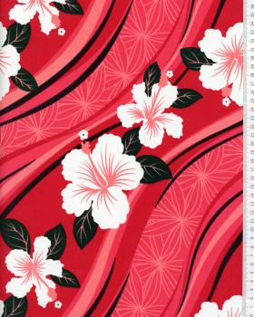 Polynesian Fabric VAIORA Pink - Tissushop