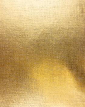 Metallic natural linen fabric Gold - Tissushop