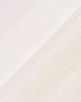 Voile de lin en 160 cm Blanc Cassé - Tissushop