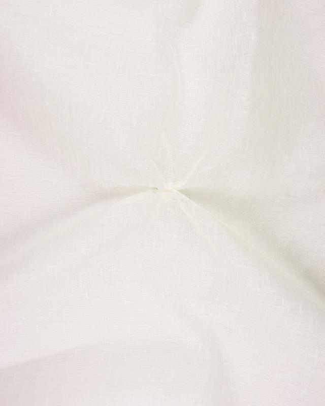 Voile de lin en 160 cm Blanc Cassé - Tissushop