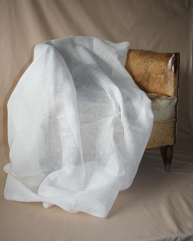 Flax Gauze in 160 cm Off White - Tissushop