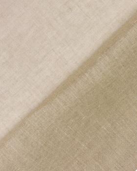 Voile de lin en 160 cm Naturel - Tissushop