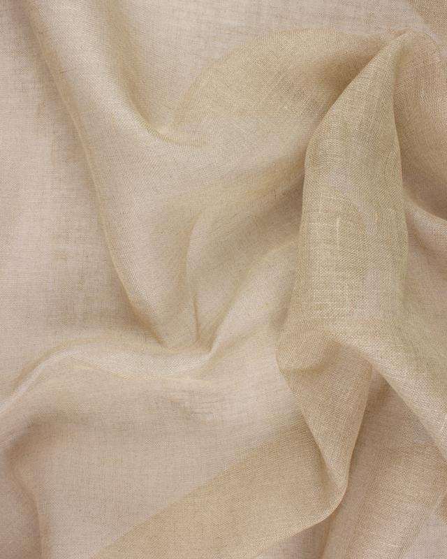 Voile de lin en 160 cm Naturel - Tissushop