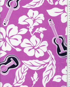 Polynesian Fabric TITA Purple - Tissushop