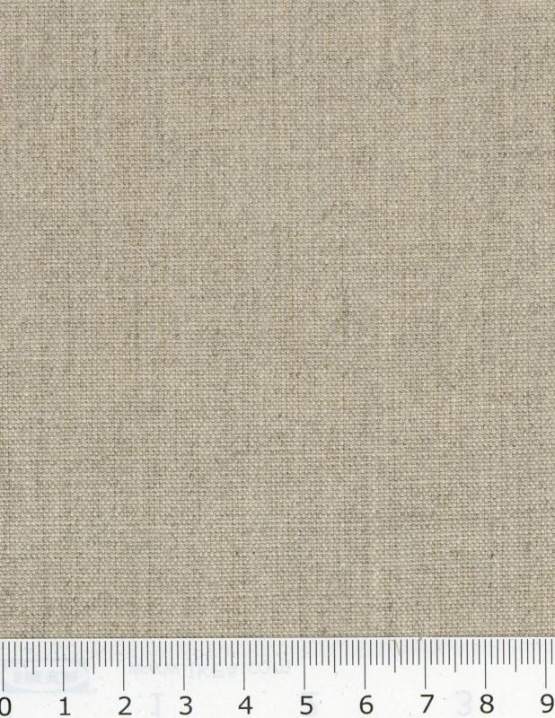 Toile de lin calandré tondue - Grain fin - 220 cm - Naturel - Tissushop