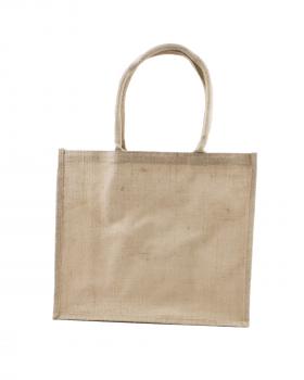 Petit Sac Shopping Bag en Toile de Jute Naturel - Tissushop