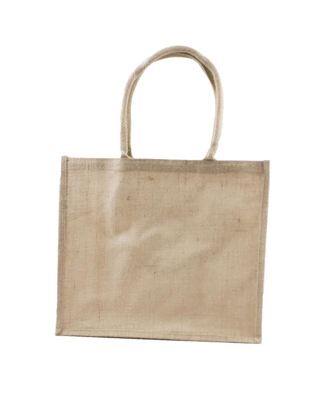 Petit Sac Shopping Bag en Toile de Jute Naturel - Tissushop