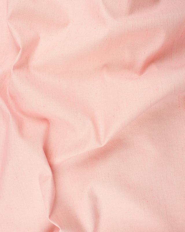 Plain Flamed Cotton / Linen Pink - Tissushop