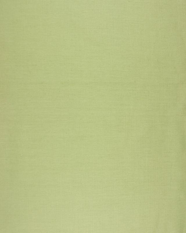Coton / Lin Uni Vert Pistache - Tissushop