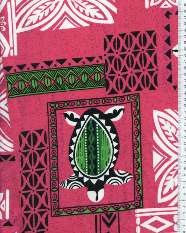 Polynesian Fabric APEAU Pink - Tissushop