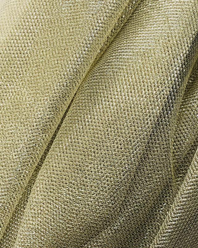 Lurex Metallic Mesh 1 Tone Venitian Gold - Tissushop