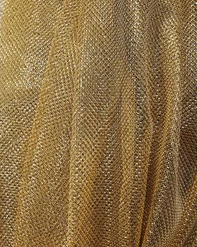 Lurex Metallic Mesh 1 Tone Gold - Tissushop