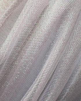 Tulle Lurex Metallic 1 Ton Argenté - Tissushop