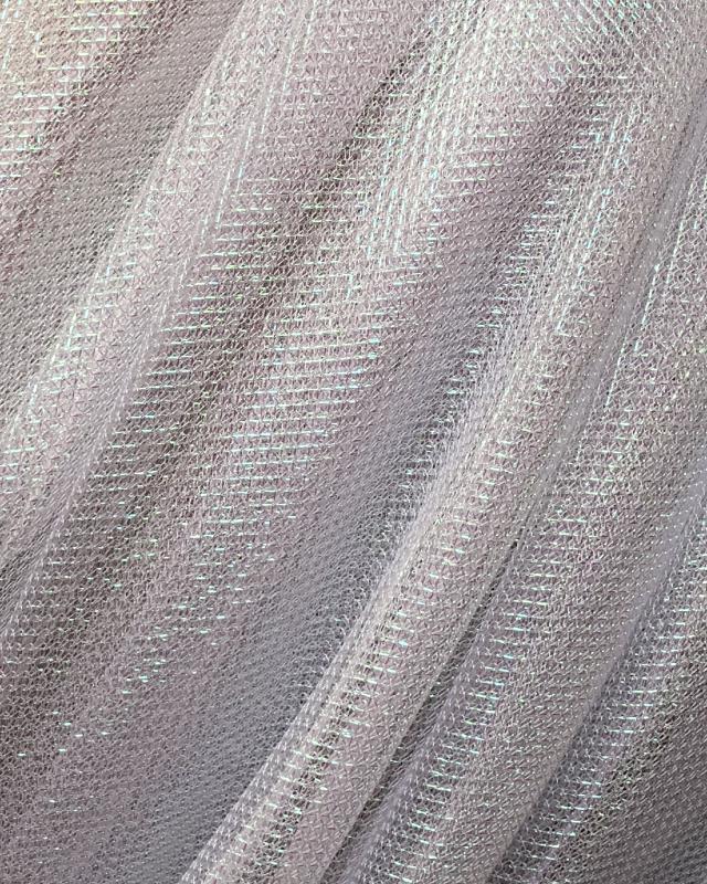 Lurex Metallic Mesh 1 Tone Silvery - Tissushop