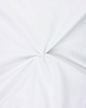 Plumetis cotton voile White - Tissushop