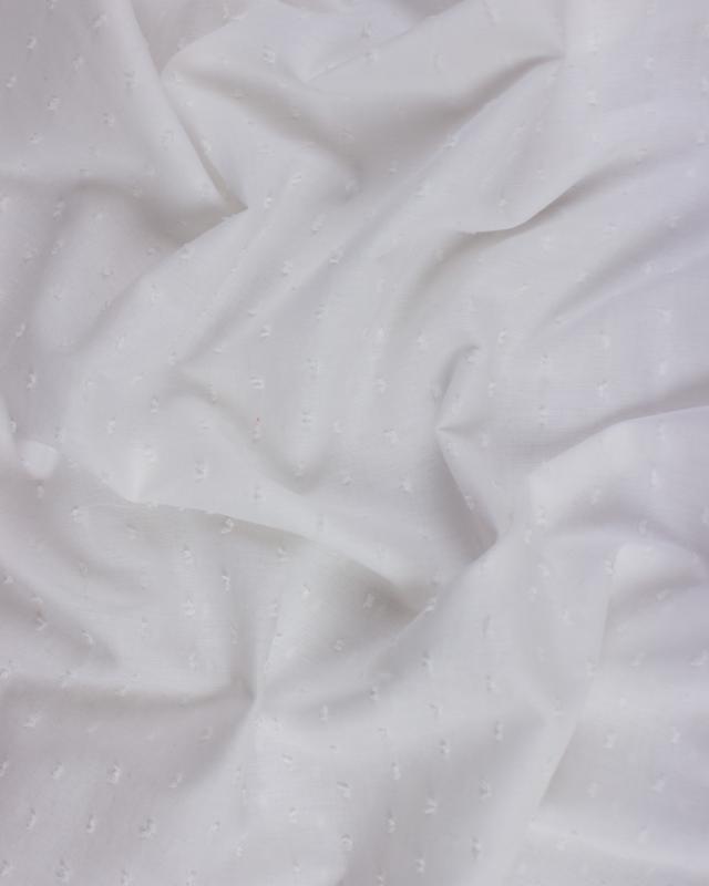 Plumetis cotton voile Ivory - Tissushop