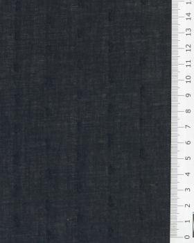 Plumetis cotton voile Black - Tissushop