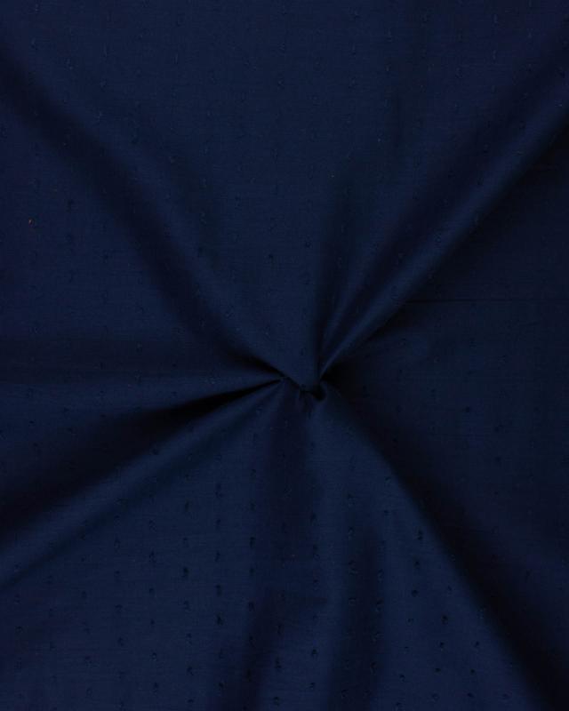 Plumetis cotton voile Navy Blue - Tissushop