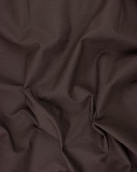 Chevron de Coton Uni Marron - Tissushop