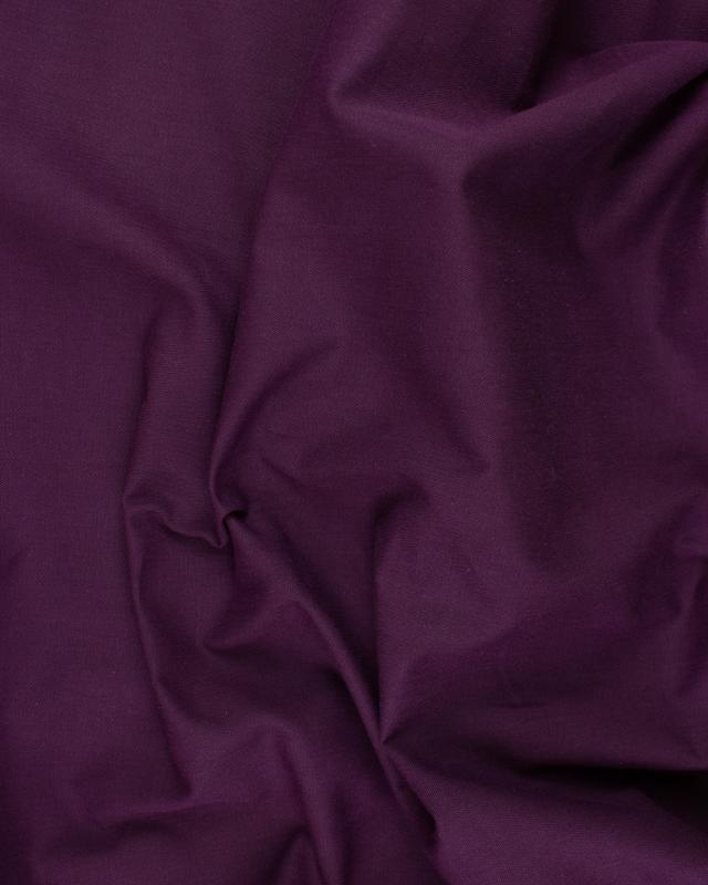 Plain Herringbone Dyed Cotton Plum - Tissushop