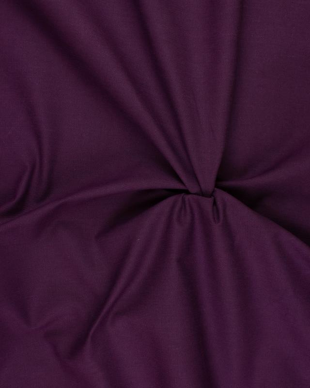 Plain Herringbone Dyed Cotton Plum - Tissushop