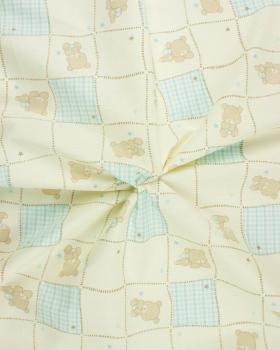 Cotton Popelin Frida Light Blue - Tissushop