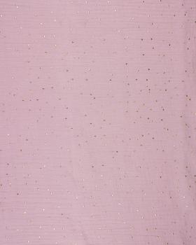 Muslin gold dots sky Powder Pink - Tissushop