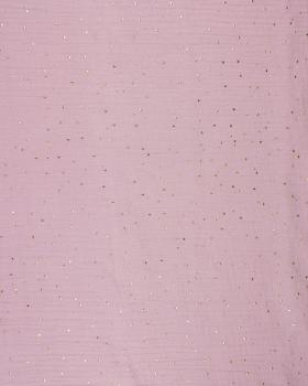 Muslin gold dots sky Powder Pink - Tissushop