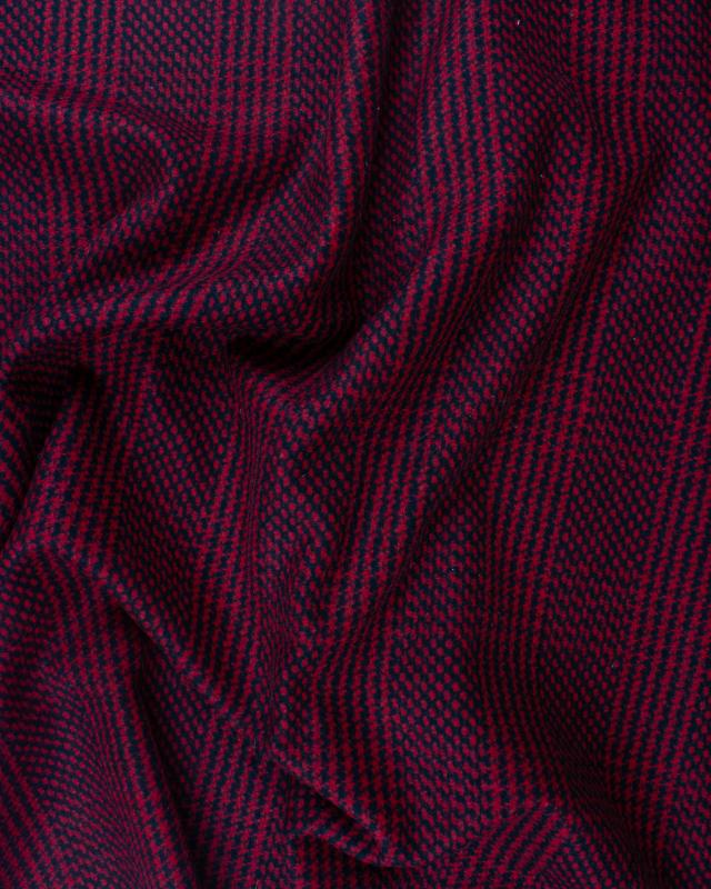 Woolen stripes Red - Tissushop
