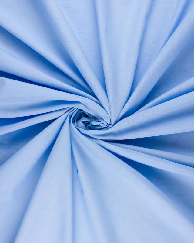 Cretonne Coton Uni Bleu Ciel - Tissushop