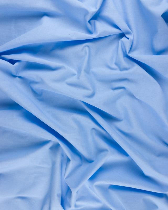 Cretonne Coton Uni Bleu Ciel - Tissushop
