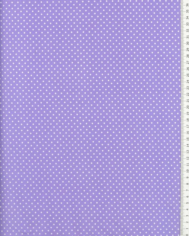 Cotton Popelin White Dot on a background Parma - Tissushop