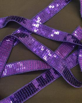 SQUARE GLITTER BRAID Purple - Tissushop