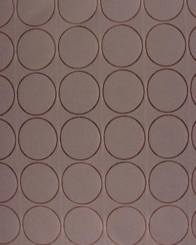 Polyester - Ronds Suede Naturel - Tissushop