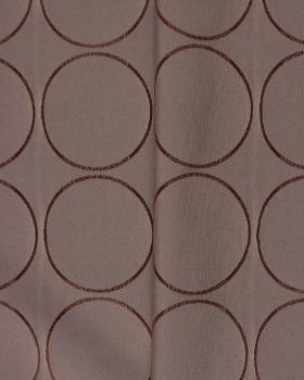 Polyester - Ronds Suede Naturel - Tissushop