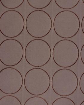 Polyester - Ronds Suede Naturel - Tissushop